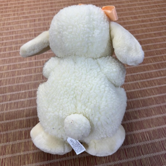Vtg Chosun Lamb Plush Stuffed Animal Mom & Baby Floral Pouch Sheep‎ Pretend Play - Picture 3 of 8